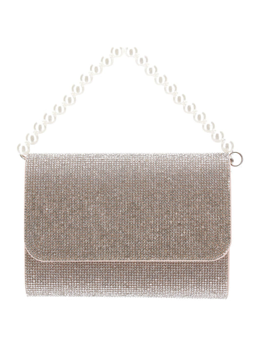 Rhinestone mesh bag