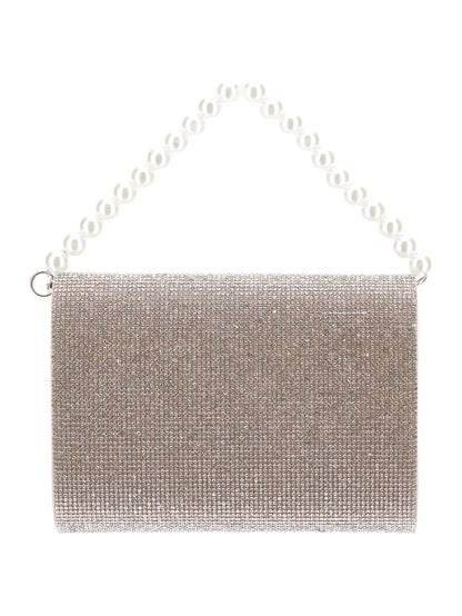 Rhinestone mesh bag