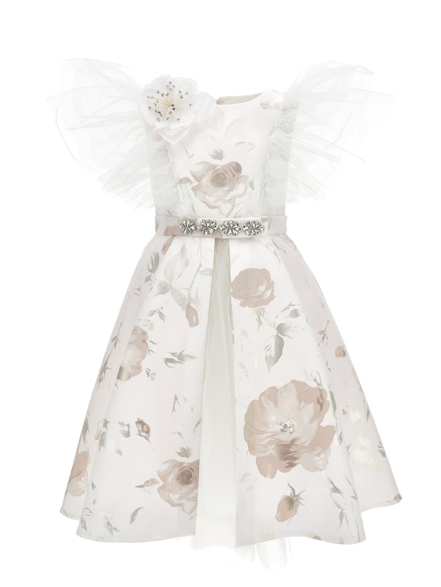 Abito Sunrise mikado tulle con gonna removibile