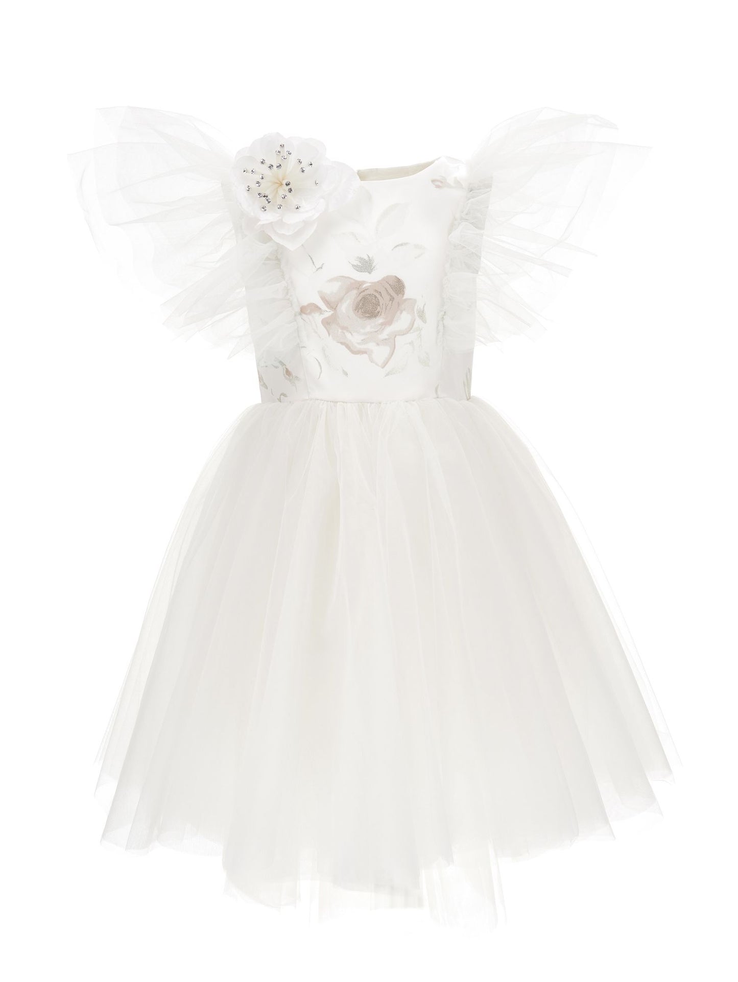 Abito Sunrise mikado tulle con gonna removibile
