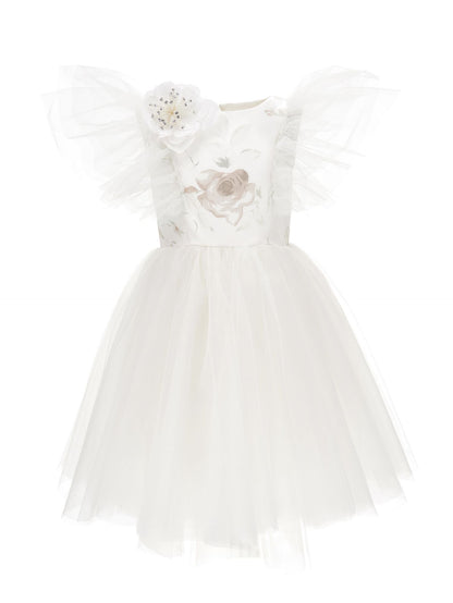 Abito Sunrise mikado tulle con gonna removibile