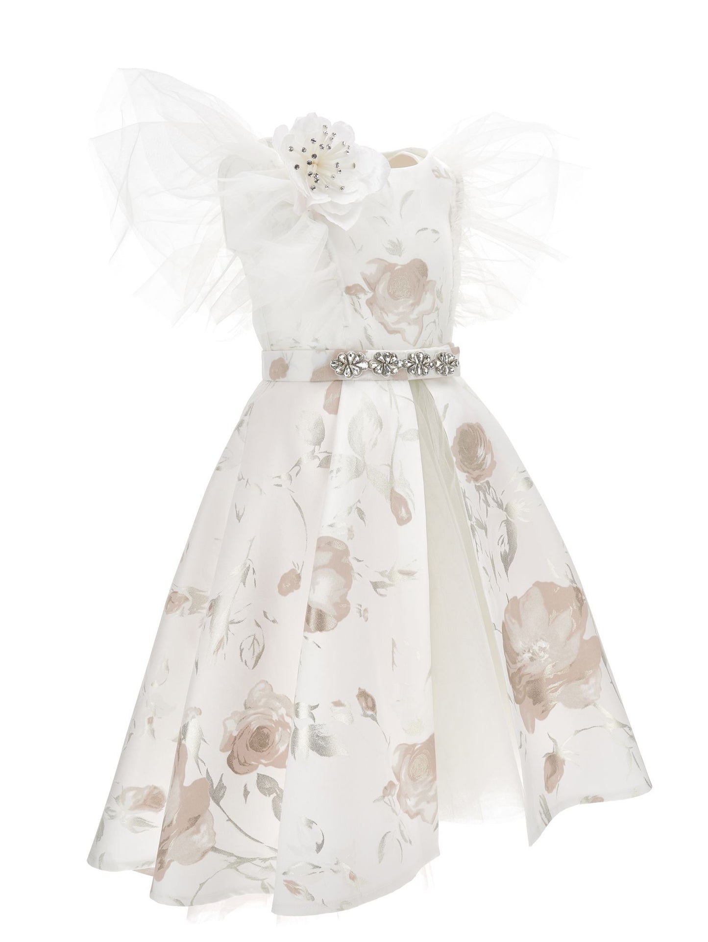 Abito Sunrise mikado tulle con gonna removibile