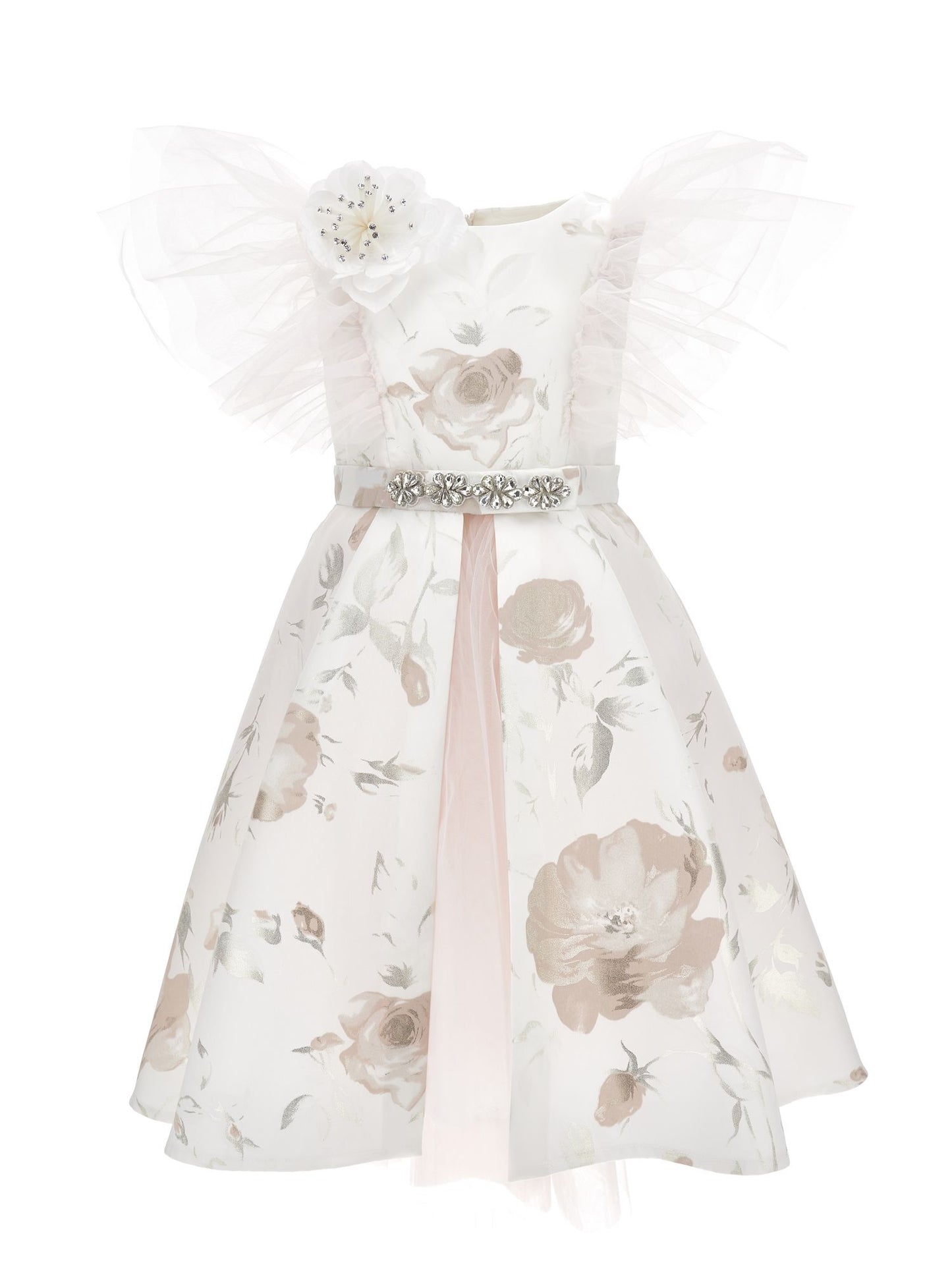 Abito Sunrise mikado tulle con gonna removibile