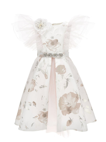 Abito Sunrise mikado tulle con gonna removibile