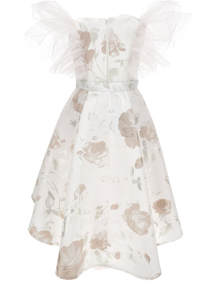 Abito Sunrise mikado tulle con gonna removibile