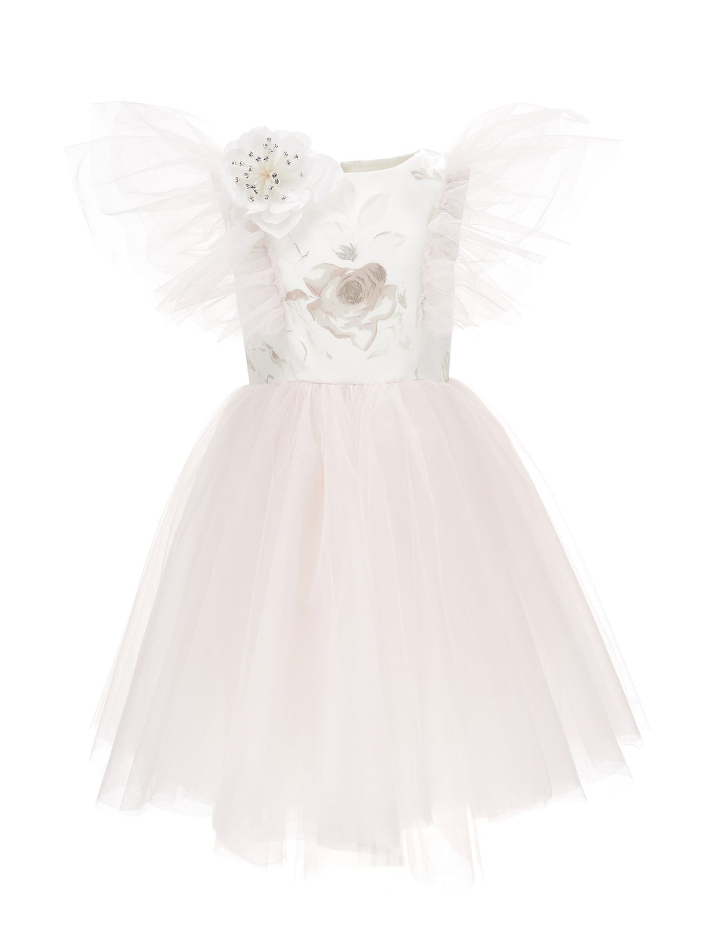 Abito Sunrise mikado tulle con gonna removibile