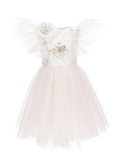 Abito Sunrise mikado tulle con gonna removibile