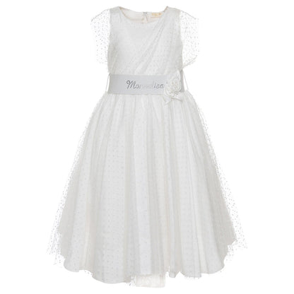 Abito in tulle a pois