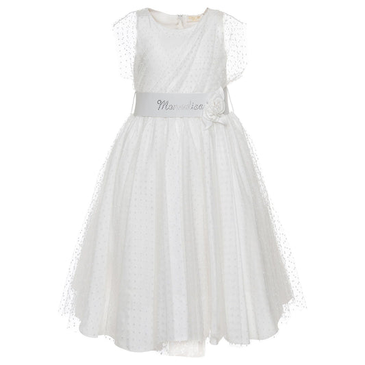 Abito in tulle a pois
