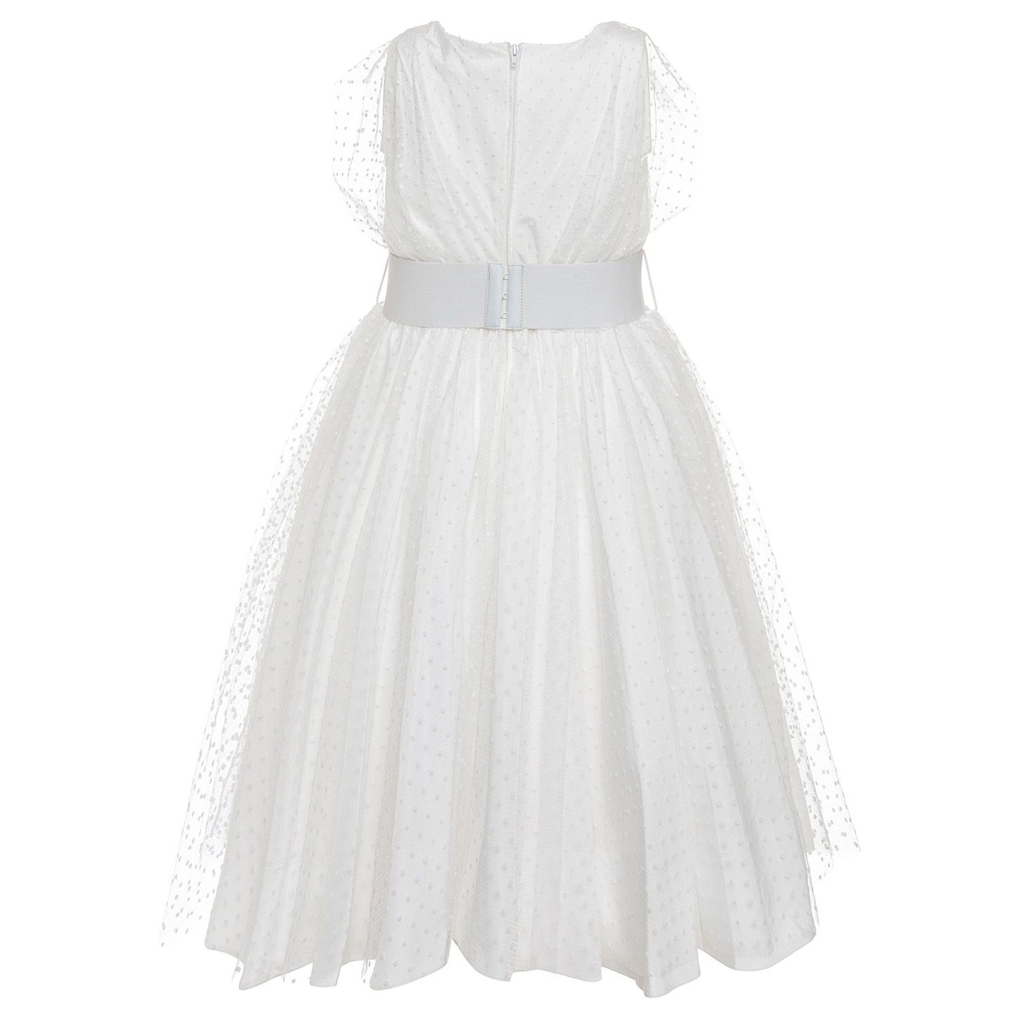 Abito in tulle a pois