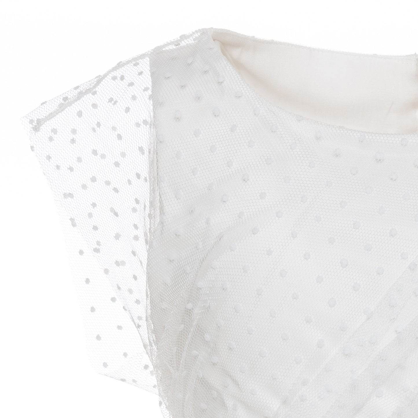 Abito in tulle a pois