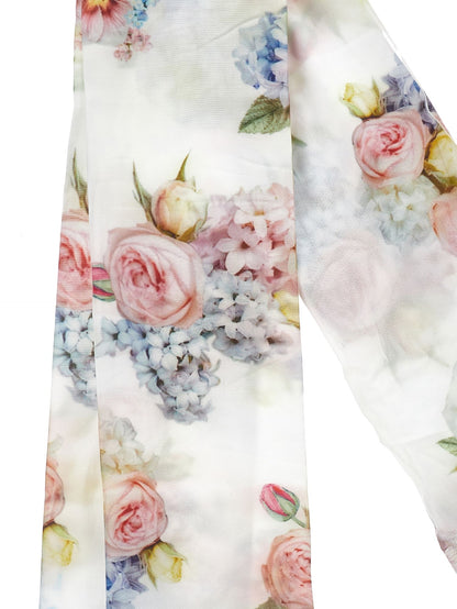 Flower print tights