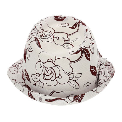 Printed Panama Hat