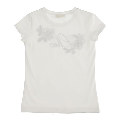 Jersey T-shirt with rhinestones and patches