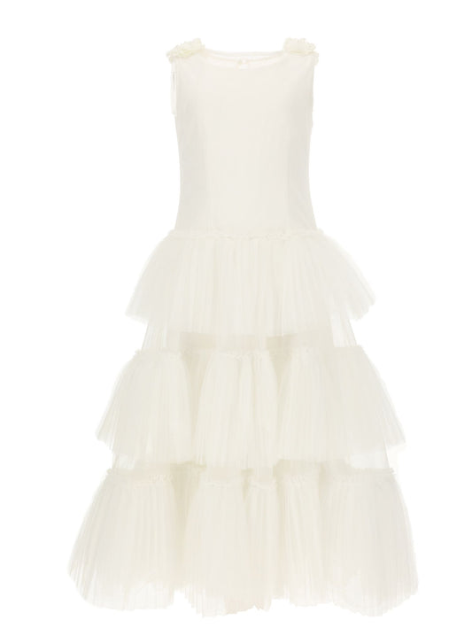 Long tulle dress