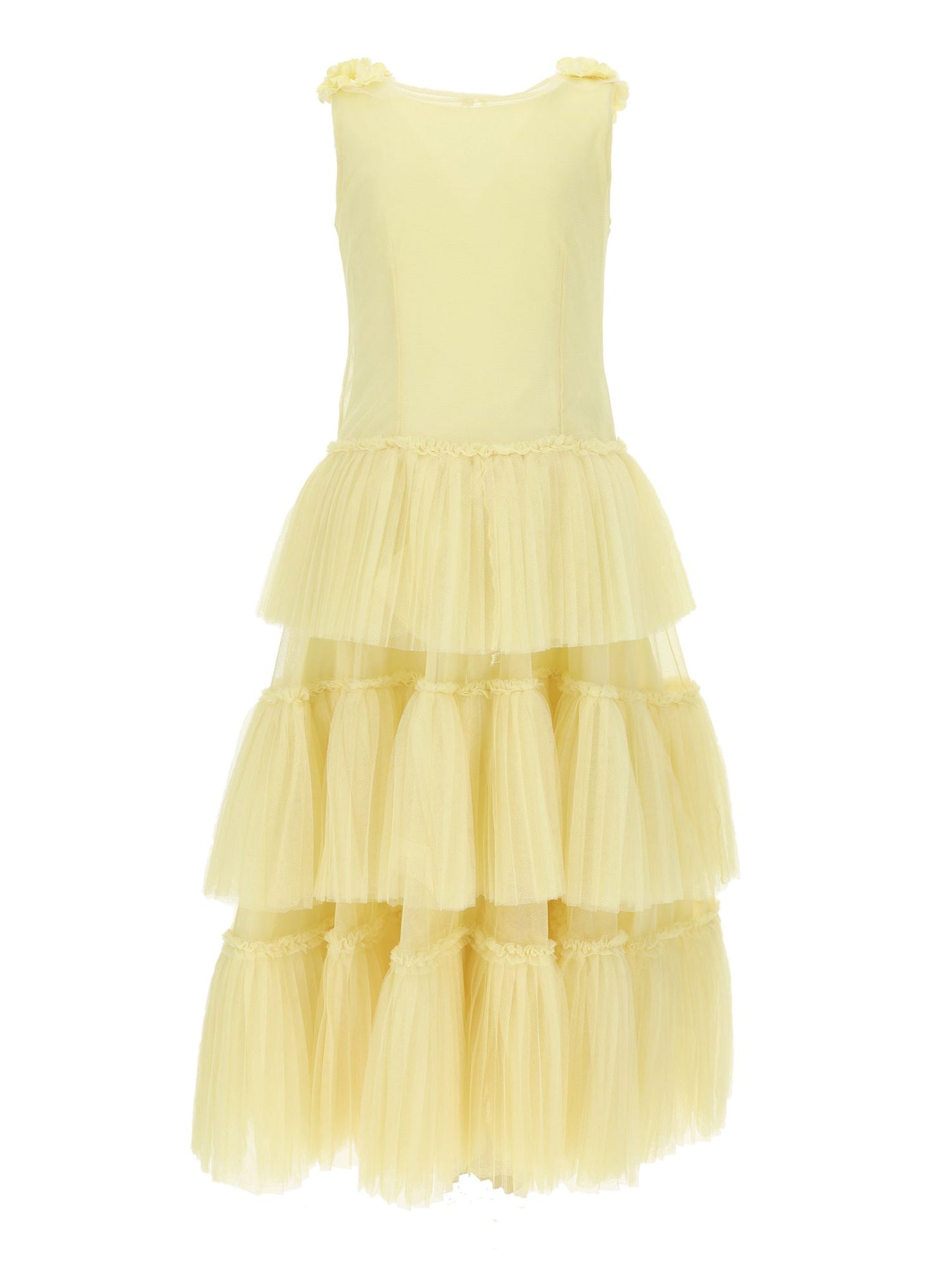 Abito lungo in tulle