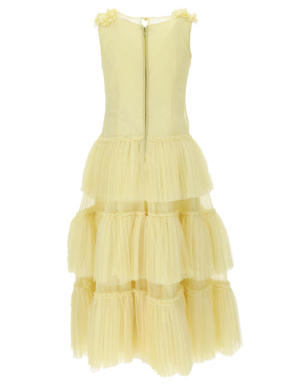 Abito lungo in tulle