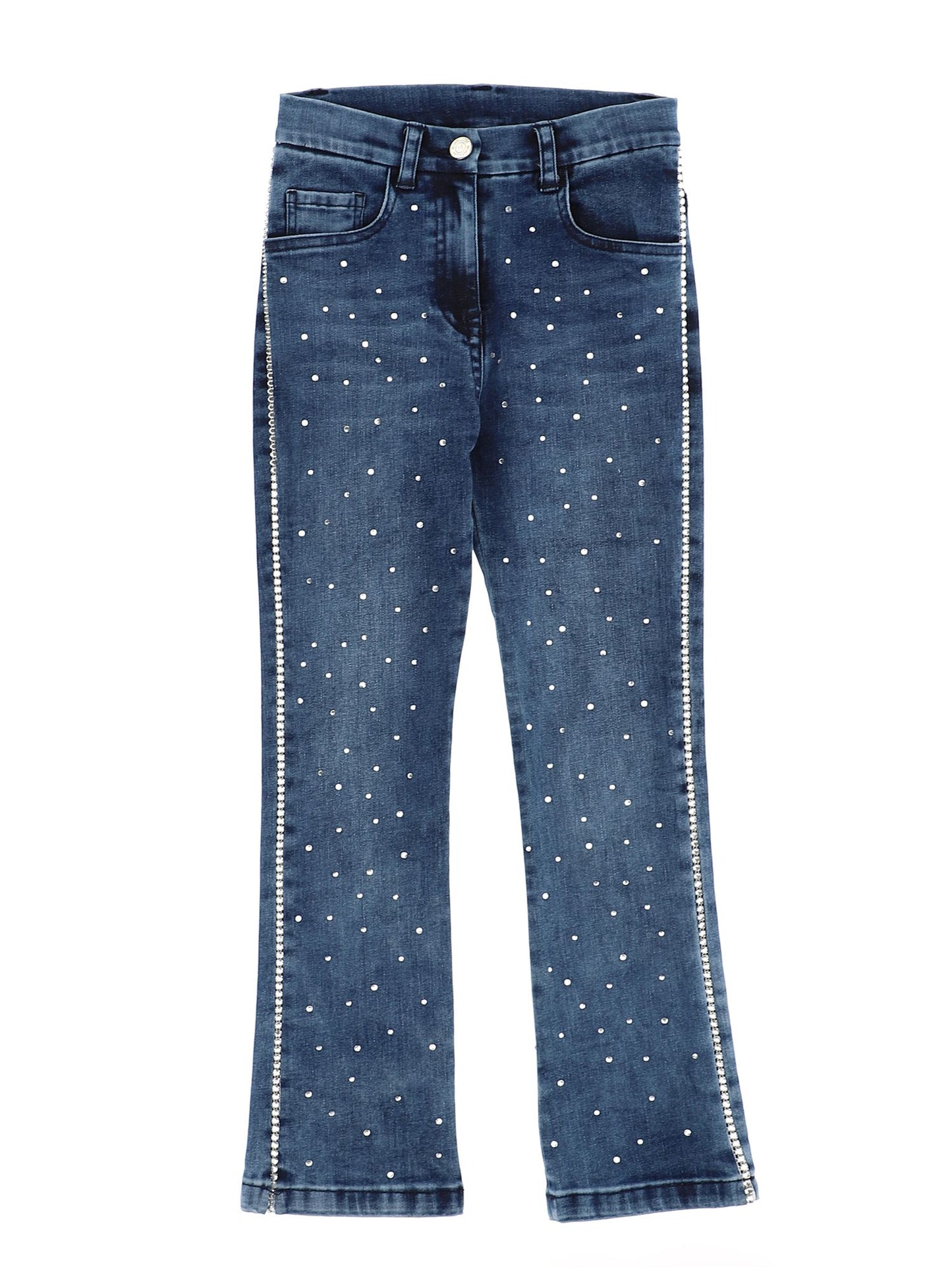 Jeans con strass