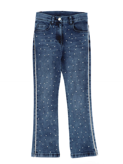 Jeans con strass