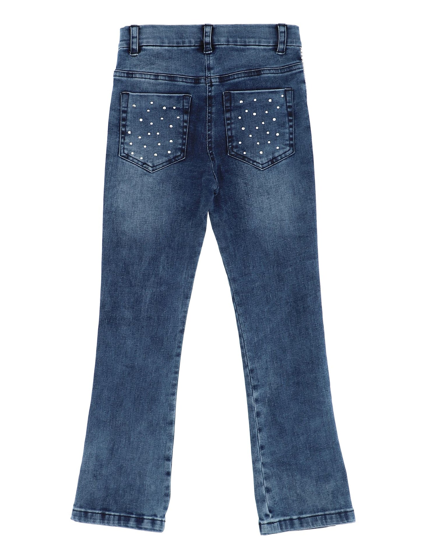 Jeans con strass