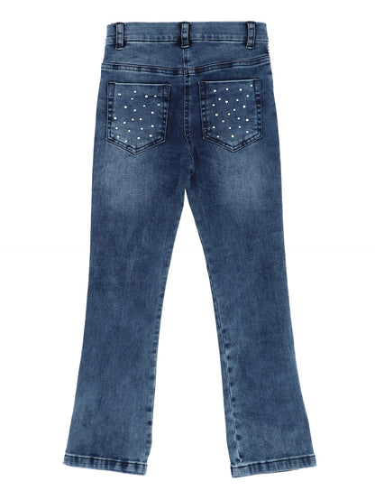 Jeans con strass
