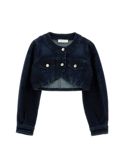 Short denim jacket