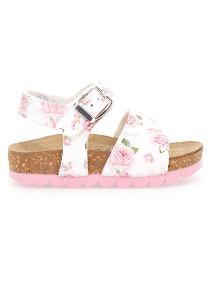 Floral Print Sandals