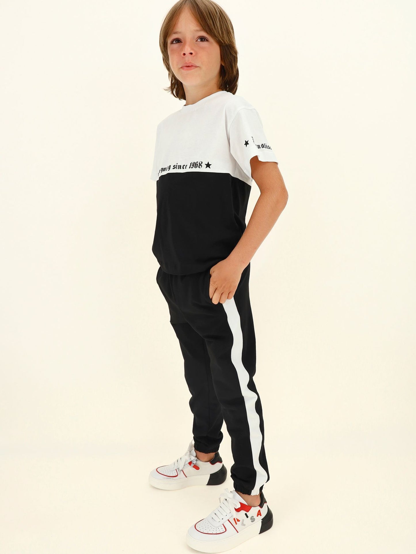 Sneakers nappa stringate