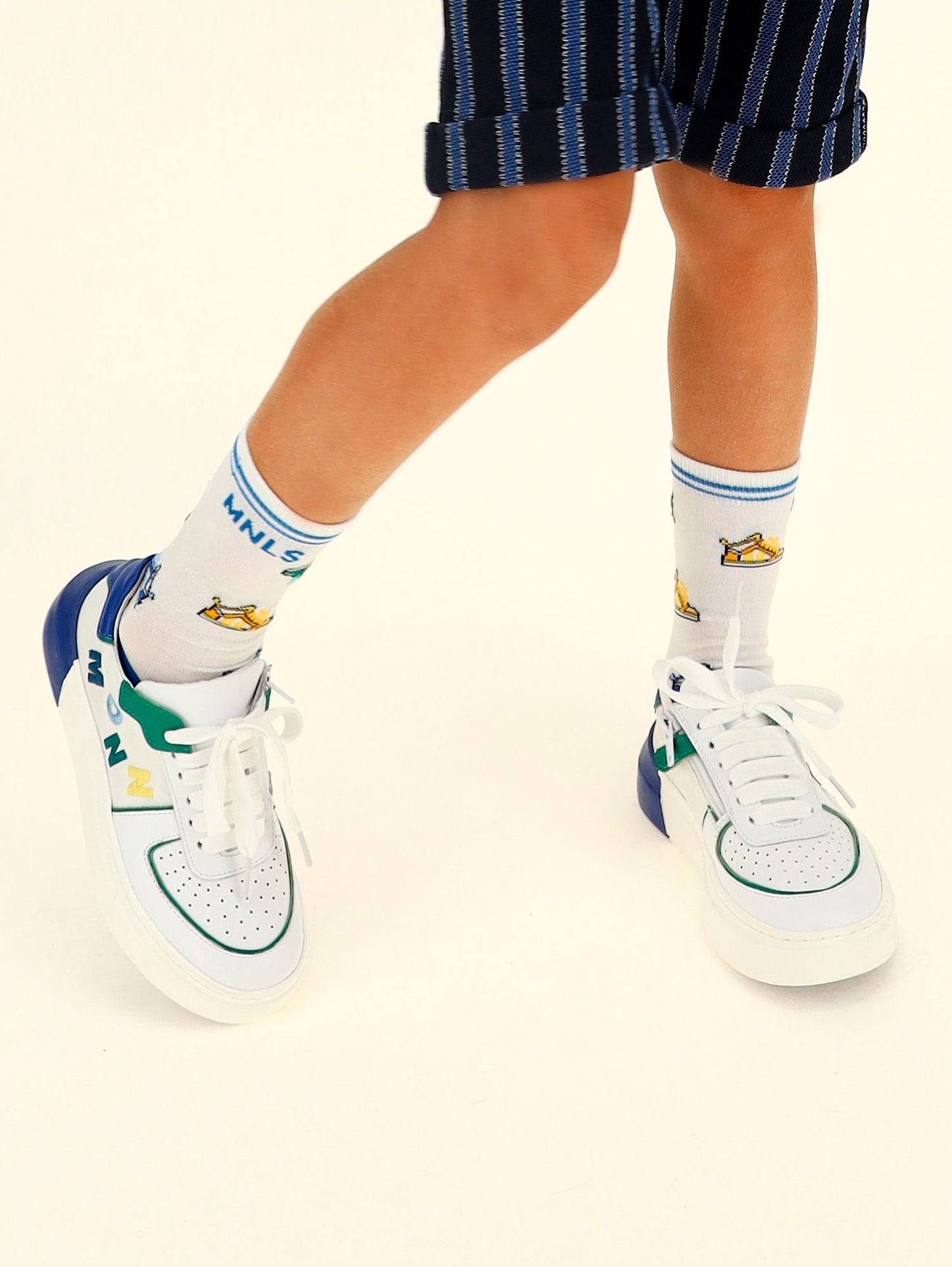 Sneakers nappa stringate