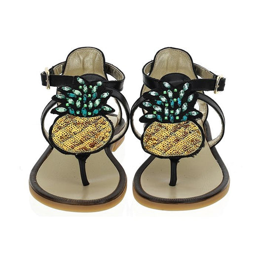 Sequin flip-flop sandal