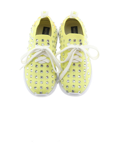 Chunky sports shoes with rhinestones