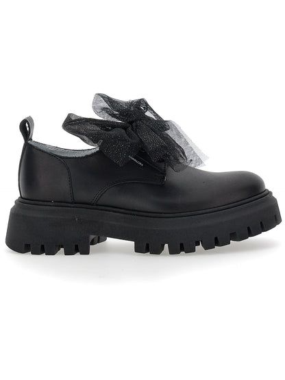 Laminated derby style shoes