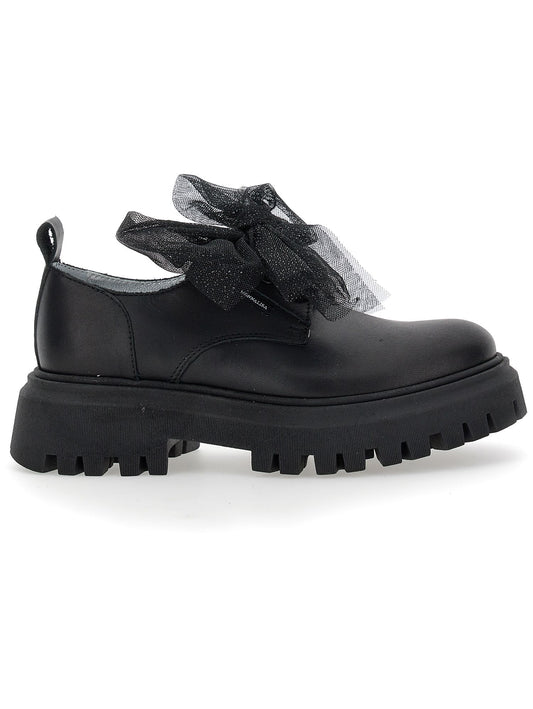 Laminated derby style shoes