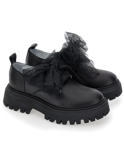 Laminated derby style shoes