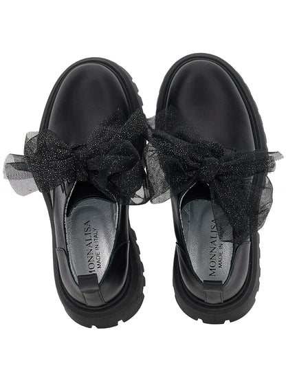Laminated derby style shoes