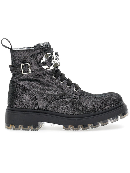 Glitter suede amphibians