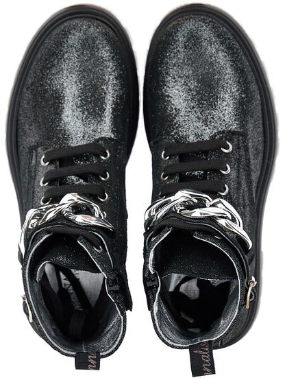 Glitter suede amphibians