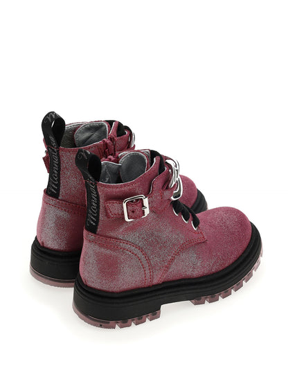 Glitter suede amphibians