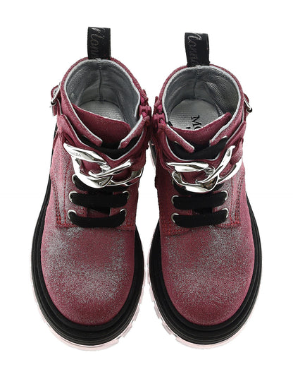 Glitter suede amphibians