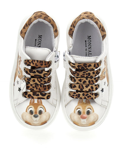 Chip and Dale coated fabric sneakers