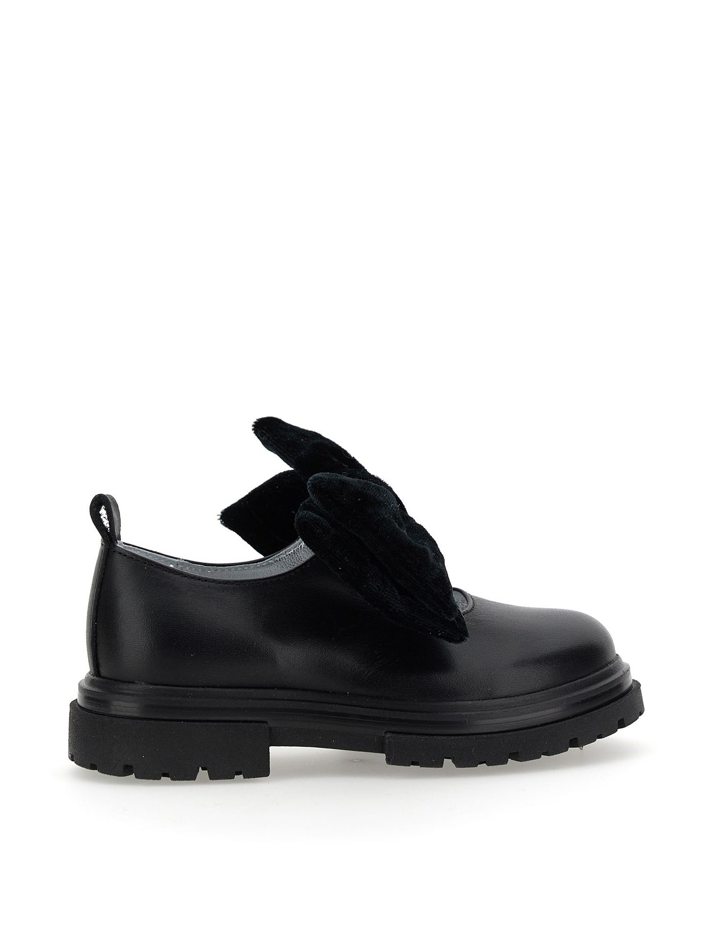 Maxi bow nappa ballerinas