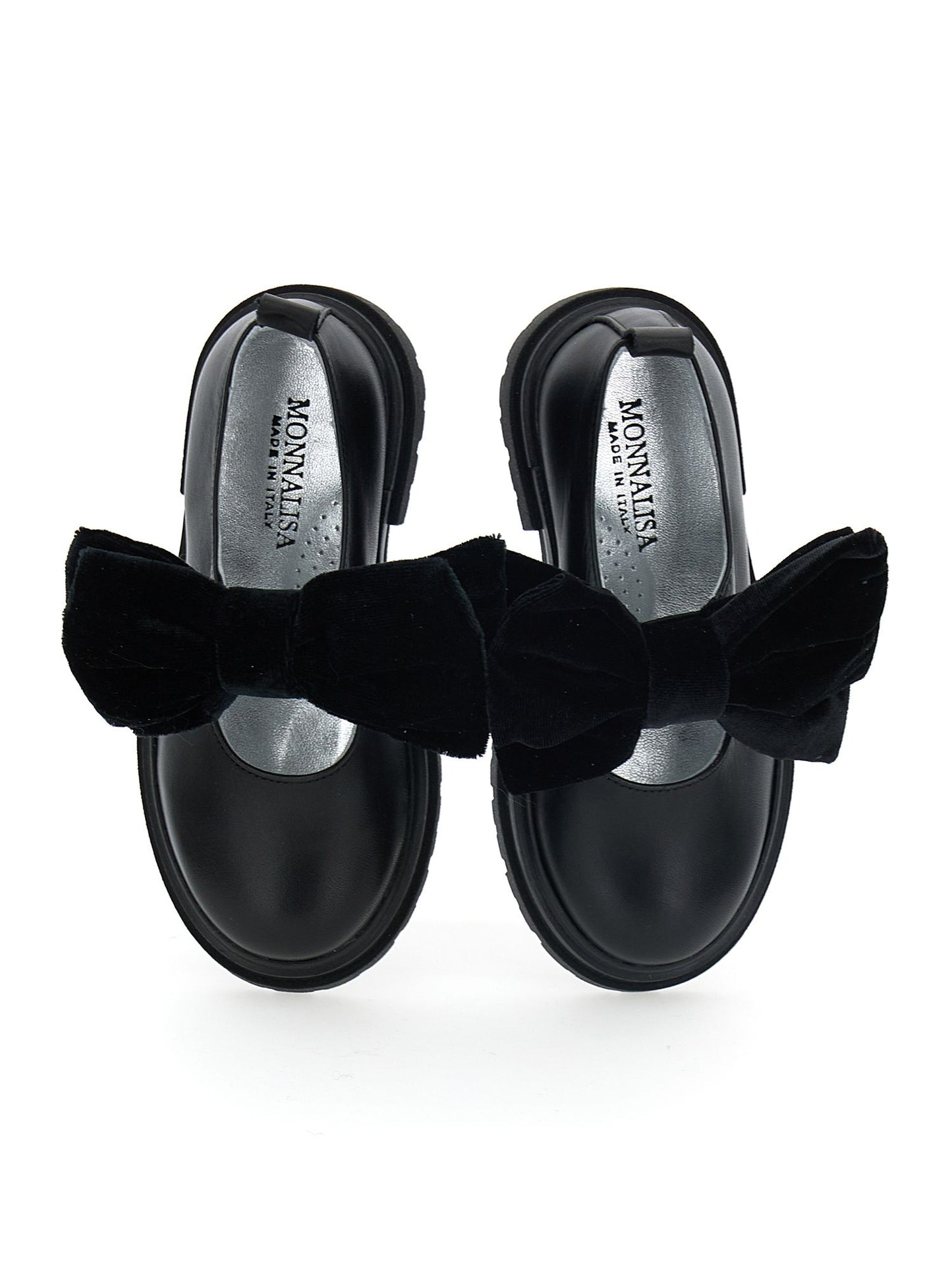 Maxi bow nappa ballerinas