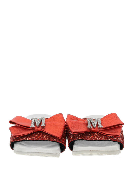 Slipper with bow