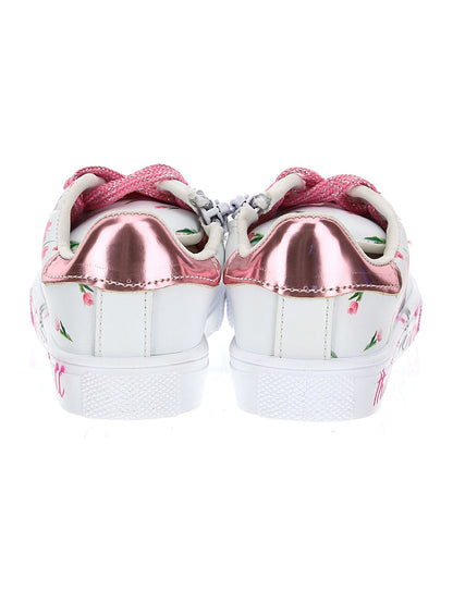 Flower patterned sneakers