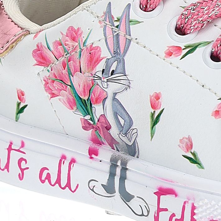 Flower patterned sneakers