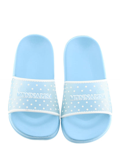 Monnalisa polka dot slippers