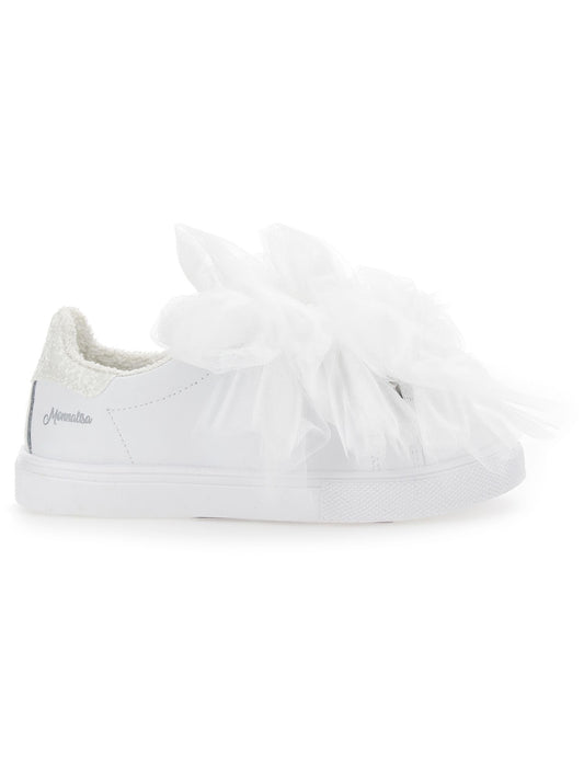 Sneakers bycast con fiocchi tulle