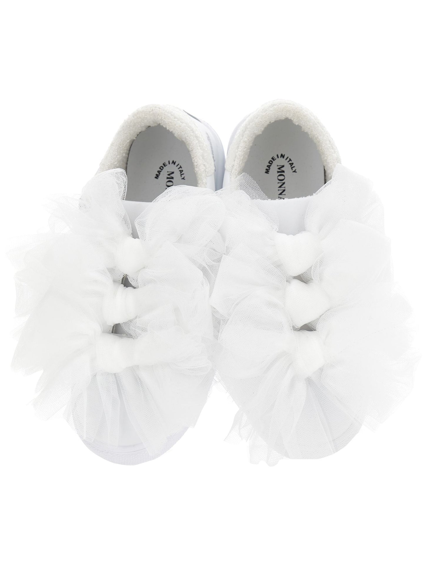 Baskets Bycast avec nœuds en tulle