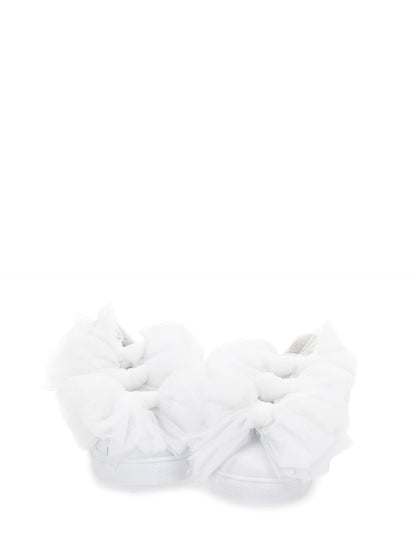 Baskets Bycast avec nœuds en tulle