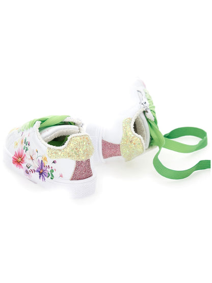 Baskets Bycast à imprimé fleuri